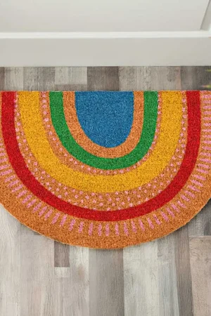 Commande En Gros Tapis coco arc en ciel